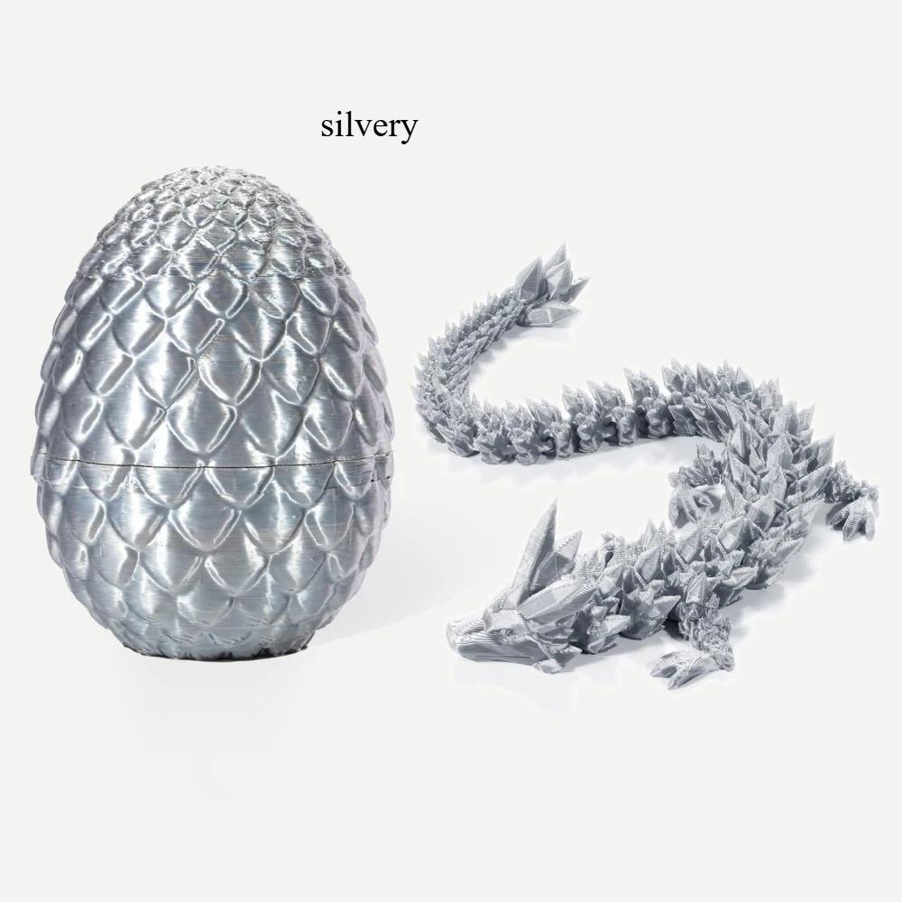 3D Printed Snake Egg and Dragon Egg Toys Fully Articulated Snake Dragon Collection Surprise Simulation Toy Decoration
