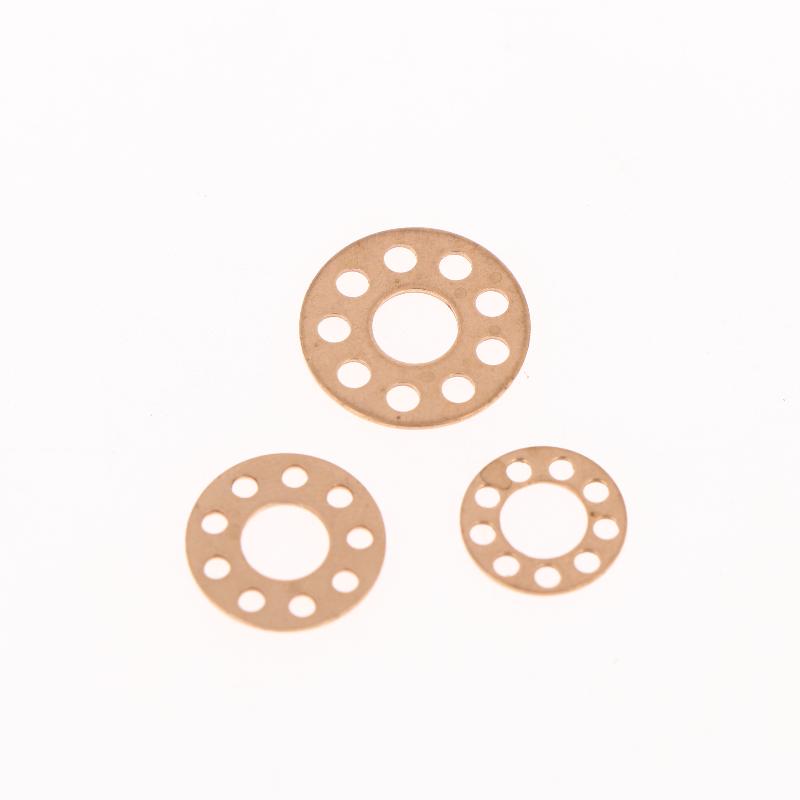 10Pcs 14X5.2X0.5Mm Brass Washers Gasket Storage Oil Brass Washer 10X5.2X0.5Mm Folding Knife Accessories 12X5.2X0.5Mm