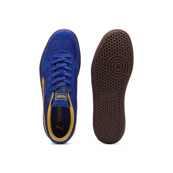 Puma Palermo Vintage Update Vivid Blue Sunny Yellow Unisex Sneakers 401364-02