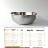 ZISIZ Stainless Steel Multi-purpose Mixing Bowl with Scale