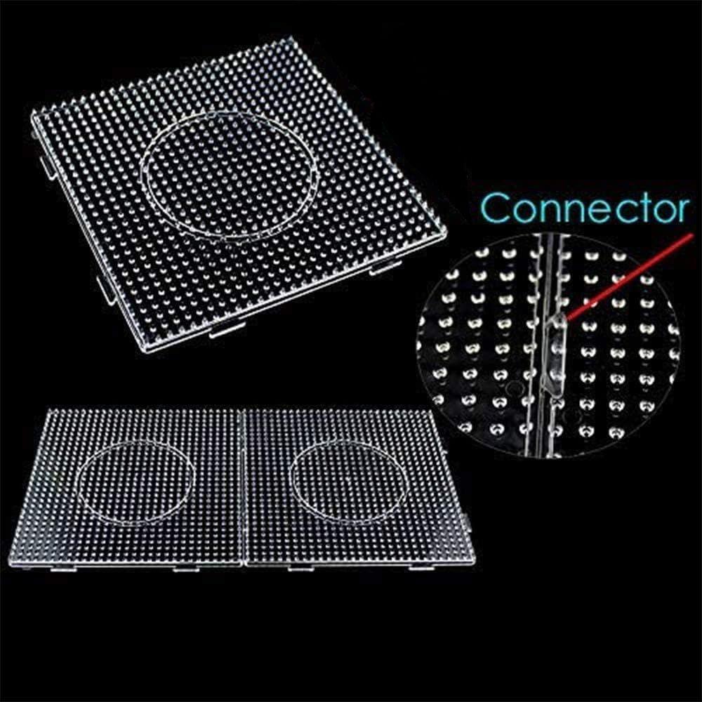 4Pcs High Temperature Resistance Fuse Beads Pegboards Square DIY Material Template  Home Decoration