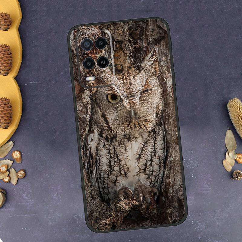 

Camouflage Owl Phone Case For Oppo A96 A16 A76 A78 A58 A18 A38 A98 A17 A77 A80 A40 A60 A74 A94 A54 A15 A57S OPPO A77 5G