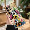 Süße Cartoon-Hund-Graffiti-Druck-Handyhülle Für Samsung Galaxy S26 S25 S24 Ultra S23 FE S22 S21 S20 Plus A15 A35 A55 A54 Abdeckung