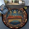 Xylophone Orchestra Scene Round Area Rug Under Office Chairs Bedroom Living Room Home Decor