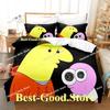 Smiling Friends Bedding Set Single Twin Printed Bed Set With Pillowcase Bed Duvet Cover Single Double Queen Super King Size
