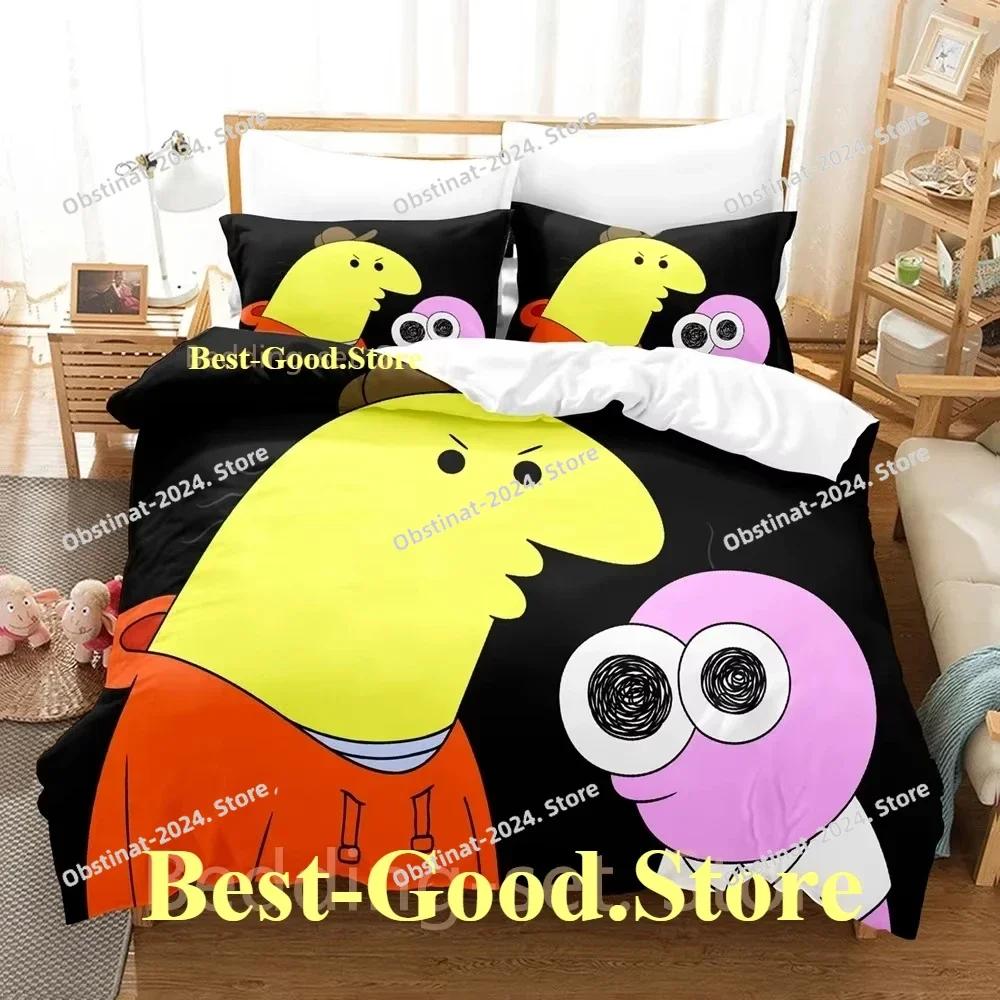 Smiling Friends Bedding Set Single Twin Printed Bed Set With Pillowcase Bed Duvet Cover Single Double Queen Super King Size