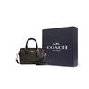 Coach Bolso Bandolera Tote Pequeño Rowan 18 Estampado Clásico de Monogramas Cierre de Cremallera Lona Recubierta para Mujer Marrón CW329-IMXAQ