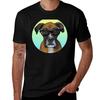 Hipster Boxer Dog Tshirt Industrial Work Tee Shirt Tshirt