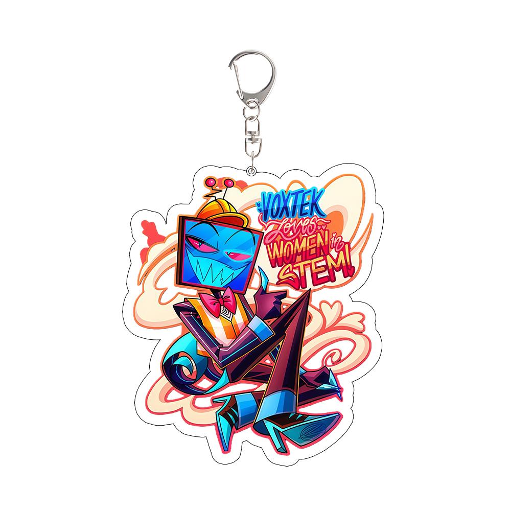 

For Anime Peripherals Acrylic Keychain Vox Series Good Looking Backpack Pendant Accessories Custom Cartoons Festival Gift