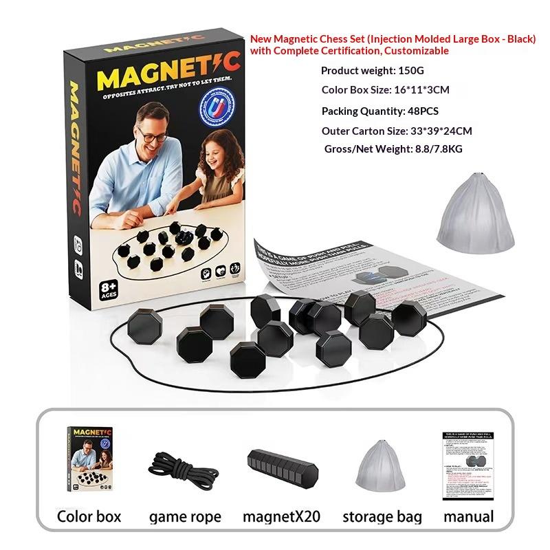 

Party Games Magnetic Stones Game Interactive Magnet Board Strategy Game For Family Kids Adults Portable Magnetic Stones Play Set
