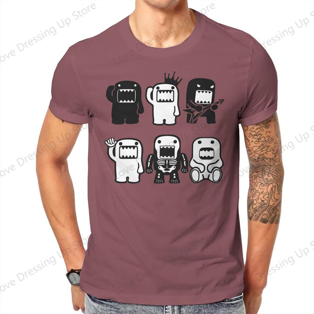 Domo Kun Anime Funny T Shirt Harajuku Alternative Unisexs Tshirt Cotton Short Sleeve