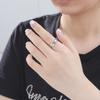Lover Titanium Steel Hollow Out Wave Rings Jewelry