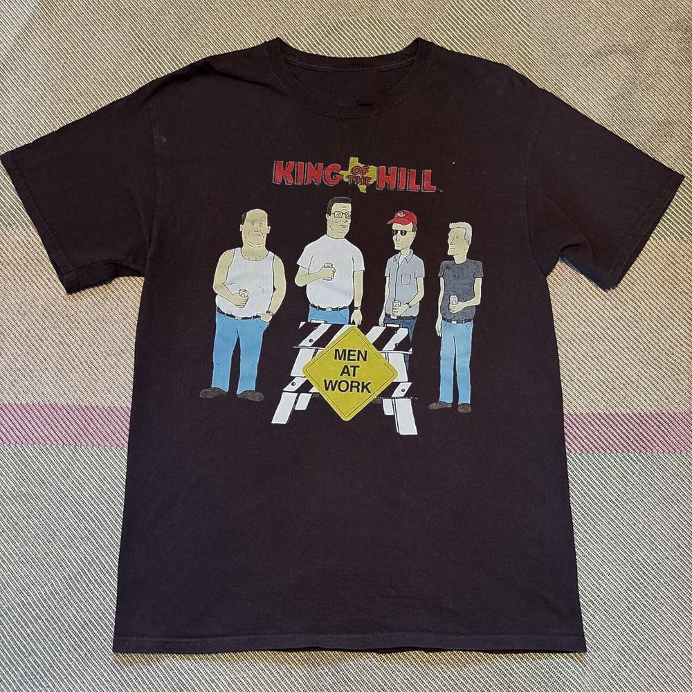 King of the Hill Men at Work T Shirt Full Size S-5XL AA1631 Unisex T-Shirt L