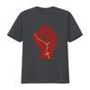 Liberation Theology Raised Fist Radical Christianity Christian Protest Social Justice Leftism Socialism T Shirt vintage Washed