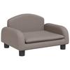 Kids Sofa Taupe 50 x 40 x 30 cm Fabric