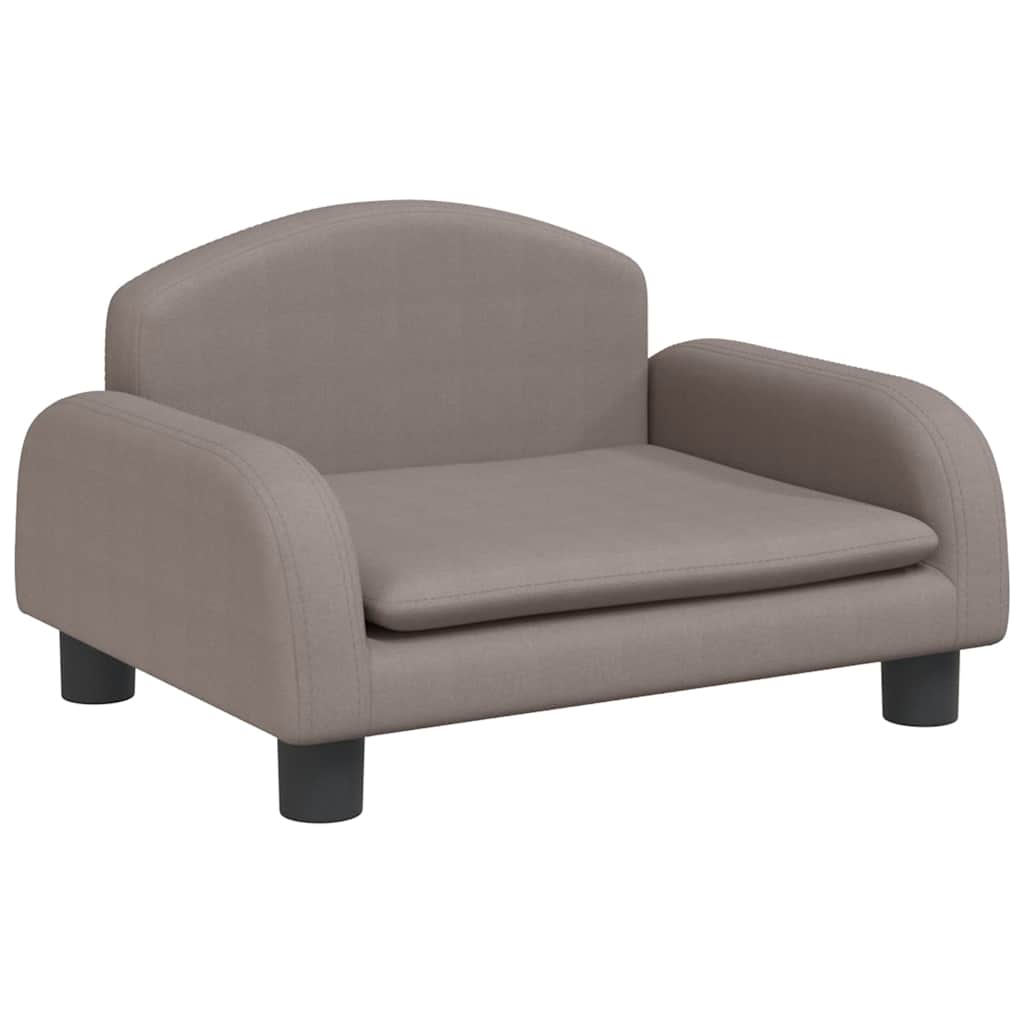 Kids Sofa Taupe 50 x 40 x 30 cm Fabric