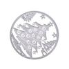 Kreisrahmen Weihnachtsbaumschmuck Metall Silbern Schablone Präge Stanzformen Für DIY Scrapbooking Papieralbum Kartenherstellung