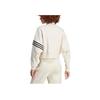 adidas Originals Trefoil Logo High Collar 3-Stripe Zip-Up Sports Jacket Women Jacket Miracle-White IB7316