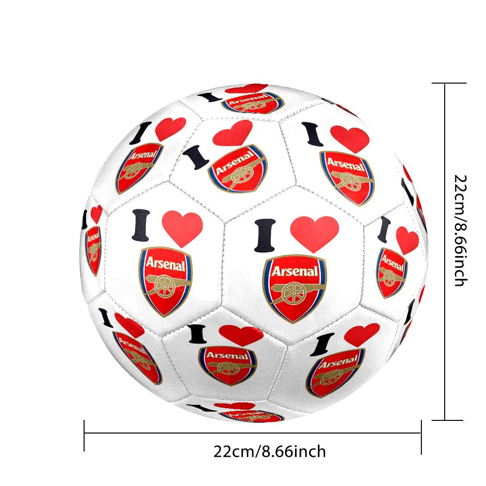 Arsenal Football Club Crest Size 5 Football Machine Sewn Indoor/Outdoor Universal Football Ideal for Soccer Enthusiasts