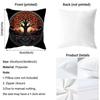 Tree of Life Cushion Cover Plant Floral Cushion Cover 2-in-1 Reversible Plush Pillow Cover | Car/Sofa/Bed | Perfect Gift