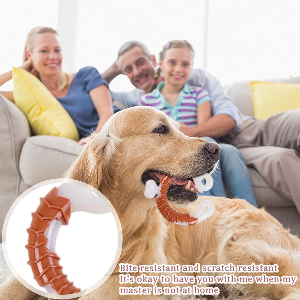 Boredom-relieving  Chewing Toy Pet Dog Ring Teether