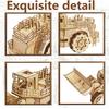 3D Wooden Puzzle for Adults Bulldozer Model Kit Educational STEM Toy Mechanical Engineering DIY Models Gift for Kids Birthday