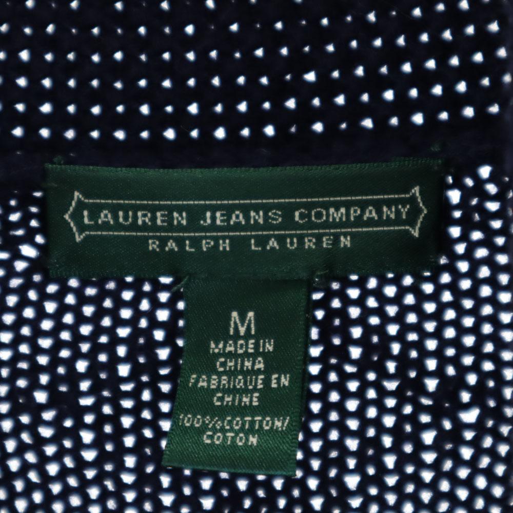 LAURENJEANSCO.RALPH LAUREN Long sleeve Shawl collar hook knit cardigan M Women Used