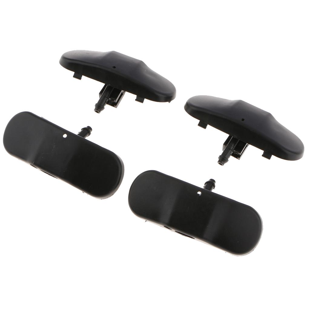 

4 шт. автомобильные передние стеклоочистители, насадки для омывателя форсунок для A1 A3 A4 A5 A6 A7 Q3, омыватели ветрового стекла, автомобильные аксессуары