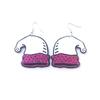 Christmas Festival Ski Hat Acrylic Dangle Earrings for Women