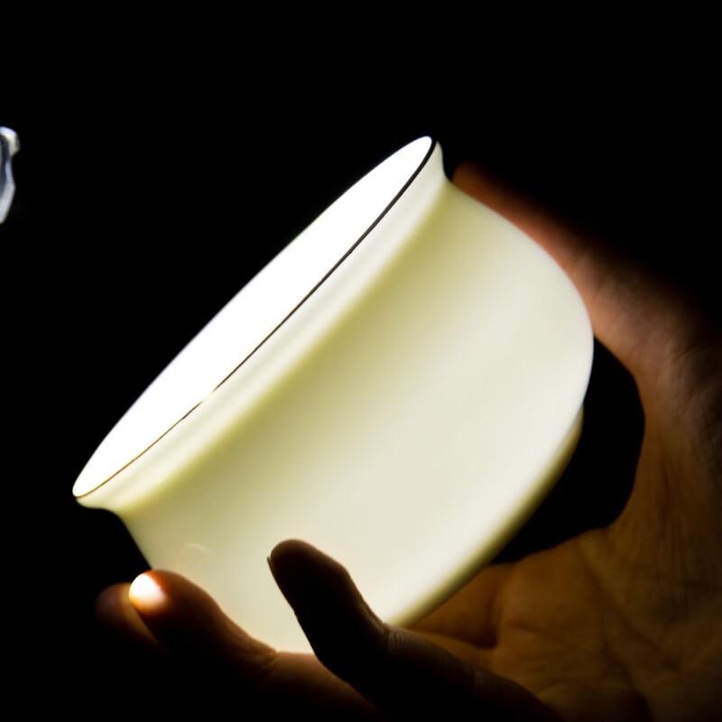 Ceramic Gold-Rimmed Stew Pot with Lid