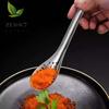 1PCS Stainless Steel Kitchen Spoon With Holes Cuisine Caviar Builder Roe Sauce Strainer Spoon Durable Kitchen Cooking Gadgets