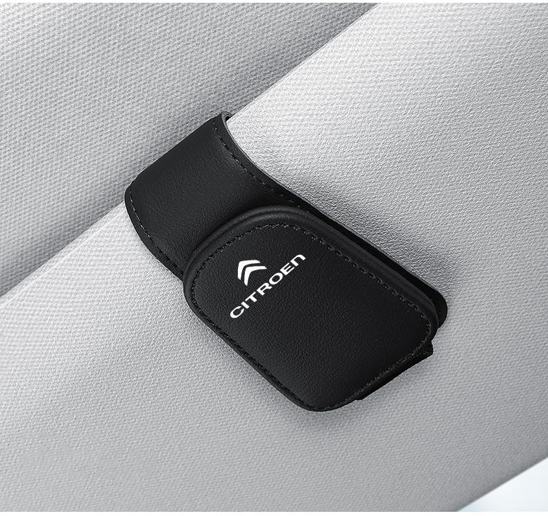 Car Interior Sun Visor Eyeglasses Holder Sunglasses Clip For Citroen C4 C6 C3 C2 C1 2CV VTS DS3 DS4 DS5 RD3 Cross Berlingo Xsara