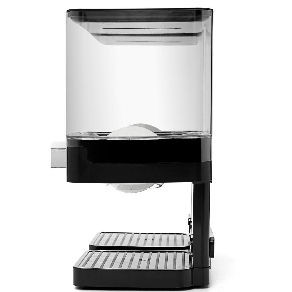 New Double Cereal Dispenser Storage Dry Food Snack Container Wall Mounted Kitchen Canister Contain Box for Home Kitchen