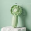 Colorful Portable Handheld Mini Fan Aaa Battery Power Supply Mute Air Cooling Cooler For Summer  Trip Travel Home Office