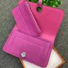 New Fashion Top Layer Cowhide Lychee Pattern Wallet Women's Long Style Handbag Leather Passport Clip Women's Bag