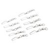 50Pcs High Strength Fishing Snap Swivels Stainless Steel B Type Ball Bearing Swivels for Saltwater F