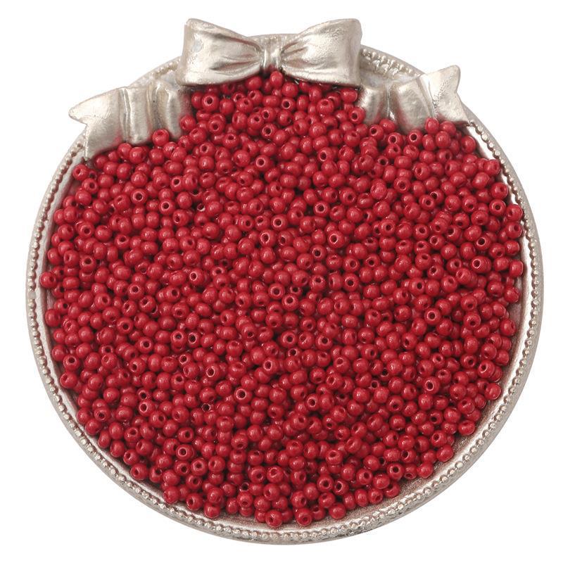 "2/3mm Solid Color Glass Rice Beads for Handmade DIY Jewelry: Bracelets & Necklaces"