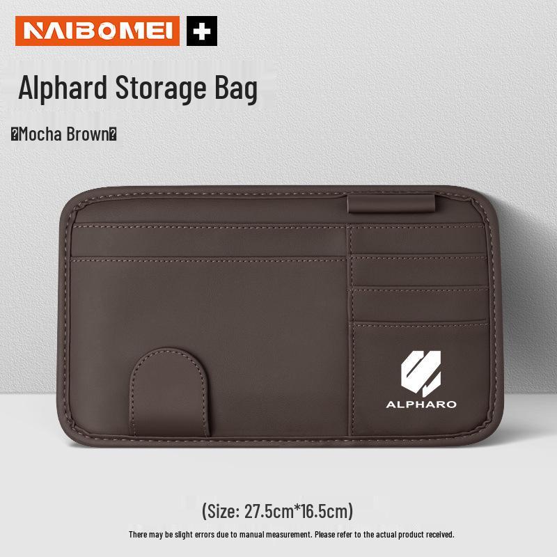 Toyota Alphard Sun Visor Car Glasses Clip & Multi-functional Storage Holder