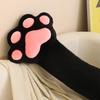 80cm Kawaii Riesen-Plüschbär-Pfotenmatte Niedliches Tierbär-Katzen-Fußkissen Herz-Plüschkissen Gefülltes Weiches Spielzeug für Heimdekoration Geschenke