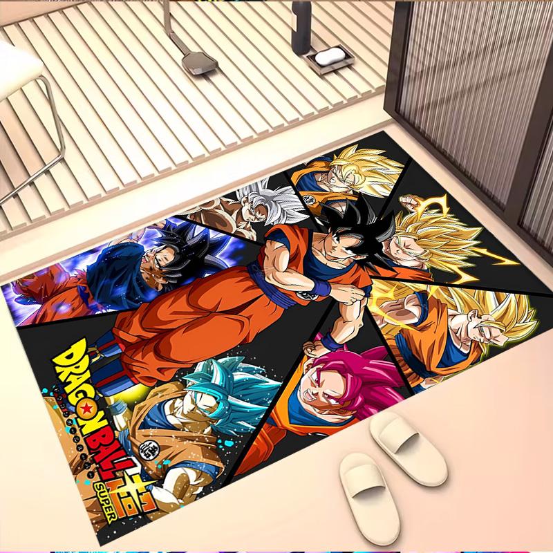 Dragon Ball Print Rug, Washable Floor Carpet, For Entryway Dorm Laundry Room Office Study, Home Decor Birthday Christmas Gift