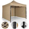 Gazebo da Giardino 3 Pareti 3 X 3M Beige Plonos