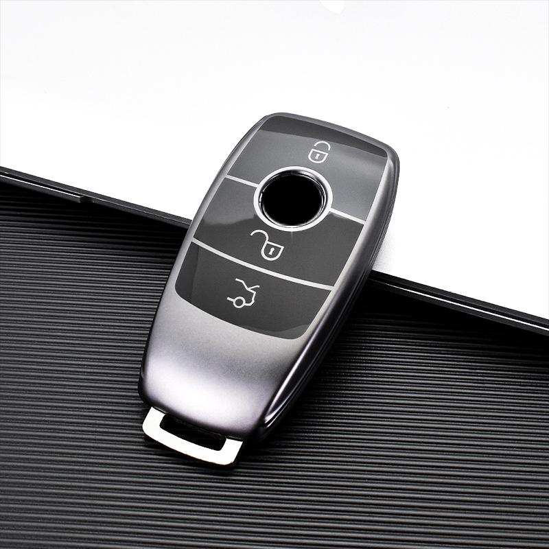 TPU Shell Fob for Mercedes Benz 2017 E Class W213 E200 E260 E300 E320 2018 S Class GLS GLA Car Remote Key Cover Case Accessories