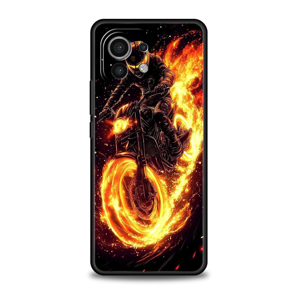 Phone Case Cover for Xiaomi Mi 17 Pro Max 15 14 13 12 11 Ultra 15T 14T 13T 12T 11T Pro Lite Soft TPU Shell Motorcycle Fundas Bag