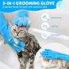 Pet Grooming Cleaning Gloves Dog Cat Bathing Shampoo Glove Scrubber Magic Dishwashing Cleanner Sponge Silicon Hair Removal Glove
