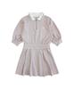 Mongbirdy Golf Voluminous Sleeve Golf Dress Beige