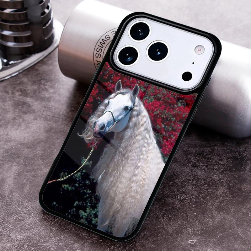 Horse Pony Horse Heartbeat soft Phone Case for iPhone 17 16 15 Pro Max Air 14 13 12 11 Plus Shockproof Cover
