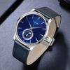 Men Luxury Leather Strap Watch Business and Leisure Large Dial Calendar Men Quartz Watch Relogio Masculino