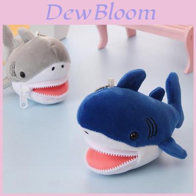 Cute Shark Blue Whale Orcinus Orca Plush Doll Pendant Wallet For Kids And Collectors