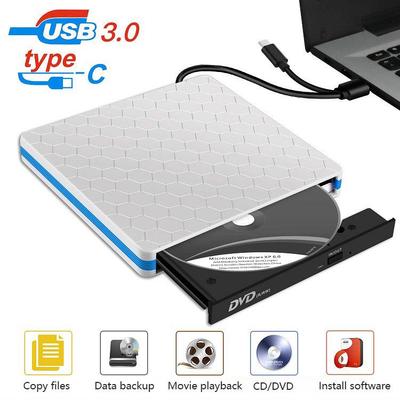 Universal Portable USB CD/DVD Drive for Desktops & Laptops: External Burner/Reader/Writer