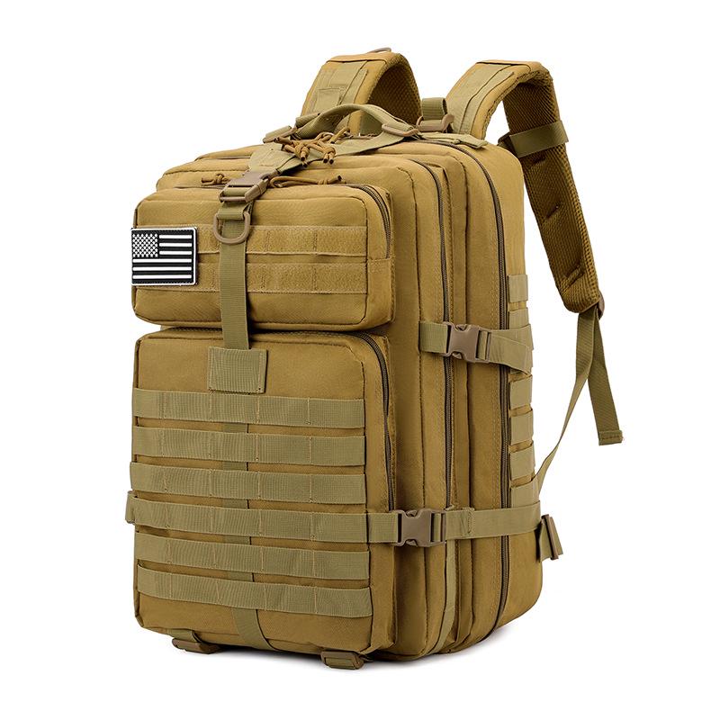 Large Waterproof Camouflage Tactical Backpack for Outdoor Mountaineering